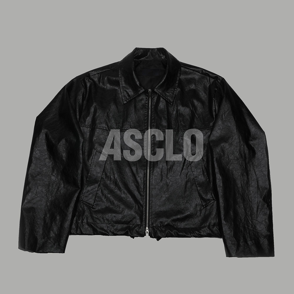 ASCLO Crack Leather Jacket - ASCLO